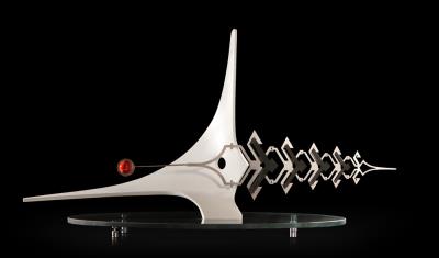 No .4 from Flight collection, 2013, Aluminium & Steel. 110.35.55cm