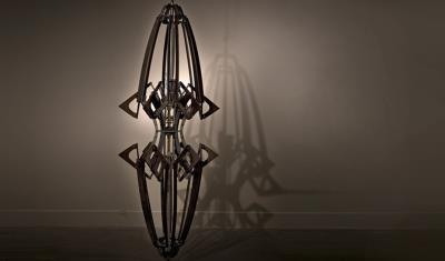 Pulse, 2018, Steel & Wood, 90.90.270 cm