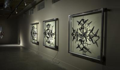 Permutation, 2019, Steel, Glass & Plexiglass, 640.30.150 cm
